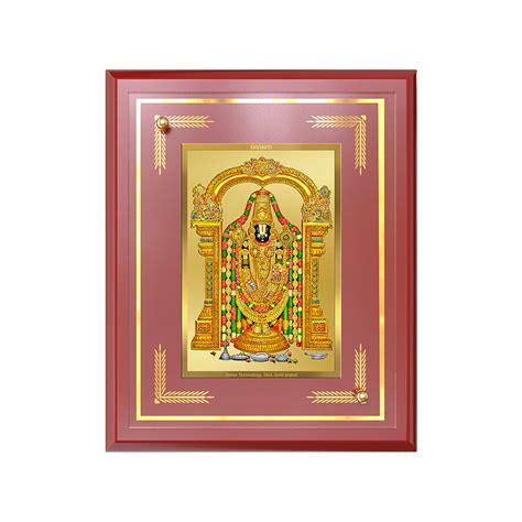 Lord Tirupati Balaji | Sri Venkateswara Wall and Tabletop Photo Frame ...