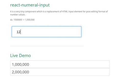 Percentage Input React 的图像结果