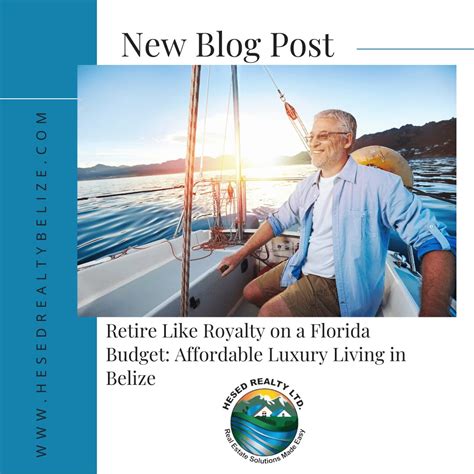 Retire Like Royalty on a Florida Budget : Live in Belize