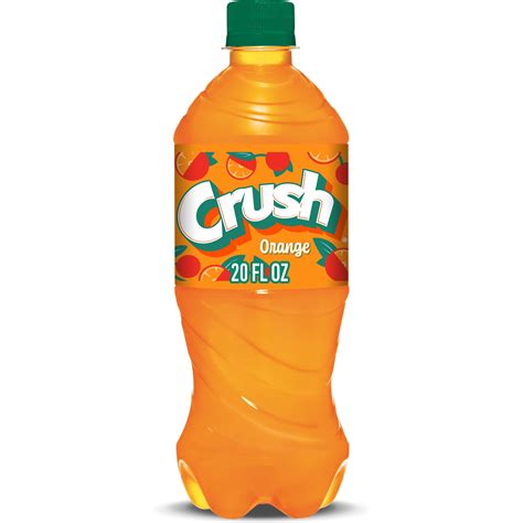 Orange Crush 20 fl oz Orange Soda Bottle with Bold Fruit Flavor ...