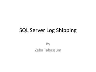 Image result for Migrate SQL Database Using Log Shipping