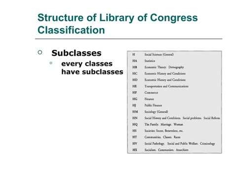 Image result for Classification System for Library Congress