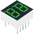 Electronic Spices 0.3 Inch 2 Digit Green Display Color 7 Segment Led ...