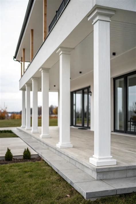 20+ Inspiring Modern Front Porch Column Ideas