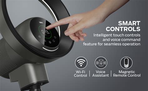 Buy GM Oxy Air Bladeless Fan with Air Purifier and LED Light | Powerful ...