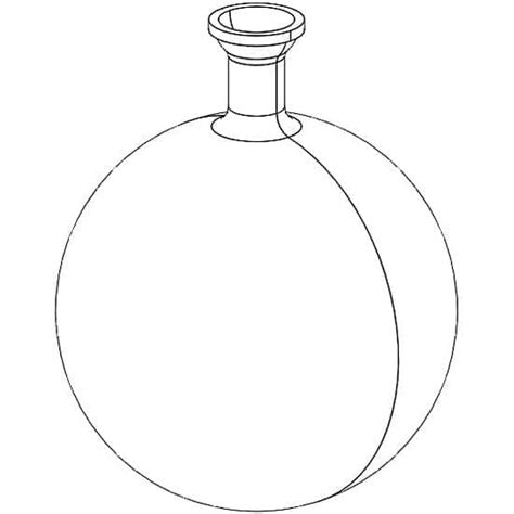 Buchi 040777 3000 mL safety-coated receiving flask for Rotary ...