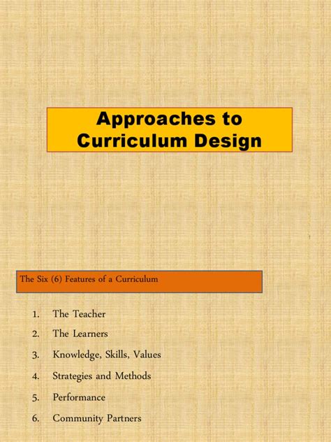 Image result for Example of Curriculum Design