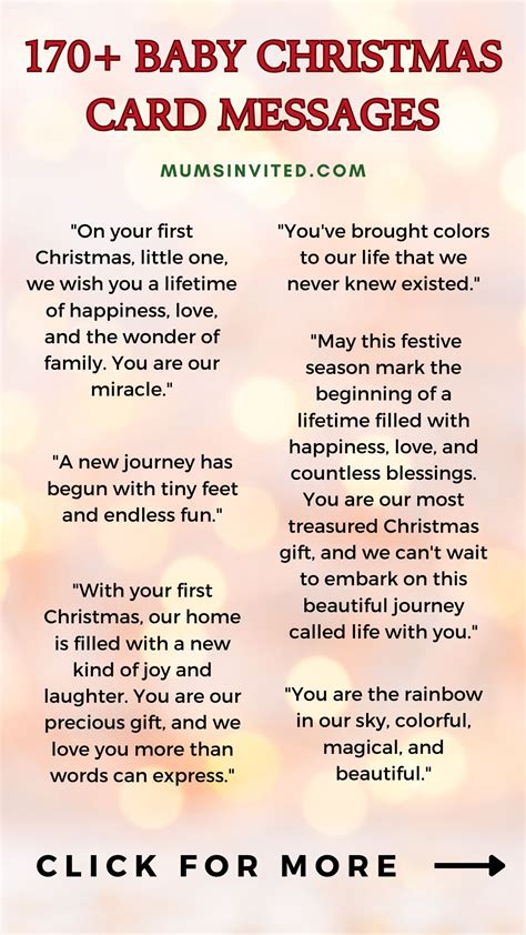 171 Baby’s First Christmas Quotes, Captions & Card Messages (2025) - Mums Invited