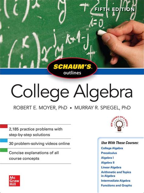 Buy Schaum's Outline of College Algebra, Fifth Edition (Schaum's ...