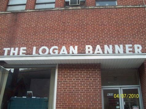 The Logan Banner, Logan, WV - Local Newspaper Building Sign