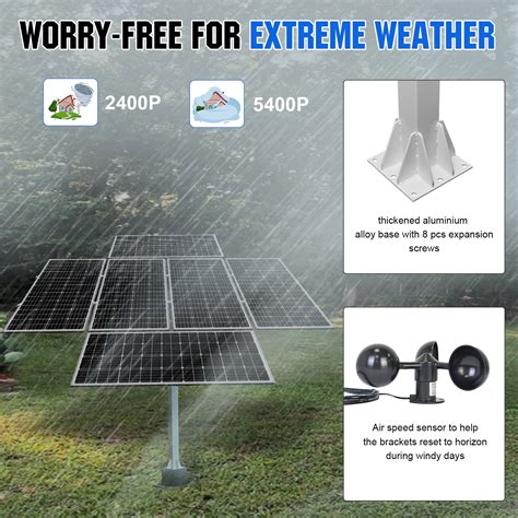 Buy ECO-WORTHY Solar Panel Kit Tracking System Dual Axis with Tracker ...