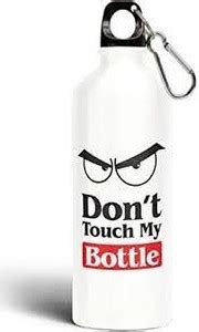 Dreamgift don't touch my bottle water bottle printed 750 ml Bottle ...