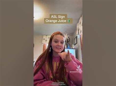 Learn How To Sign "Orange juice" in ASL for Beginners | American Sign ...
