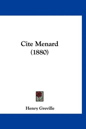 Amazon.in: Buy Cite Menard (1880) Book Online at Low Prices in India ...