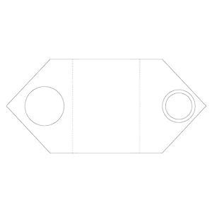 HunkyDory Crafts Hunkydory Crafts Geometric Circles Tri-Panel Shape ...