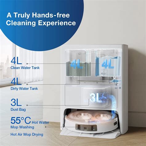 ECOVACS DEEBOT T20 OMNI Robot Vacuum Cleaner 6000Pa, India | Ubuy