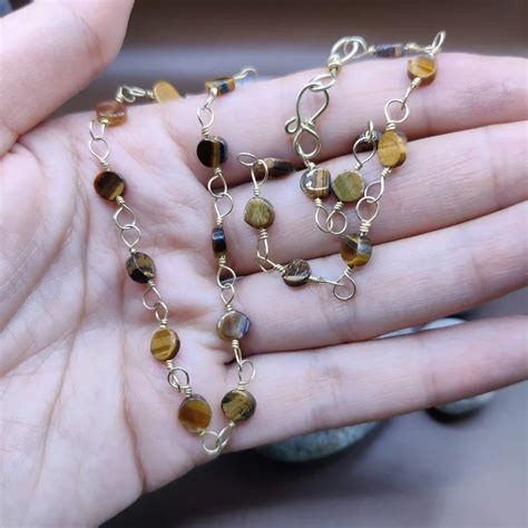 Kiran - Tiger's Eye Chain – Sanguine Aura