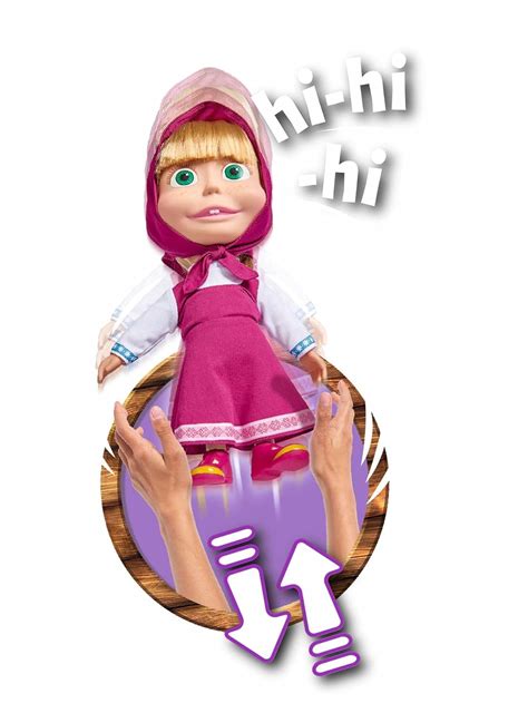 Masha and the Bear Shake & Sound Soft Standing Doll – Krazy Caterpillar