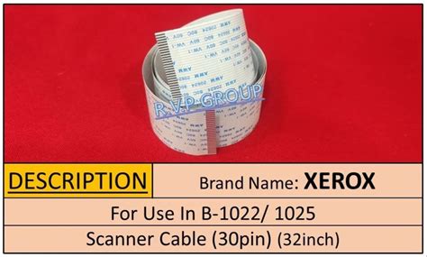 Xerox Cables - XEROX B7025/ B7030/ B7035/ B7125/ B7130/ B7135 Scanner ...