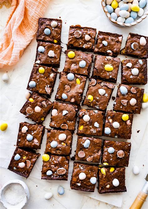 Cadbury Egg Brownies