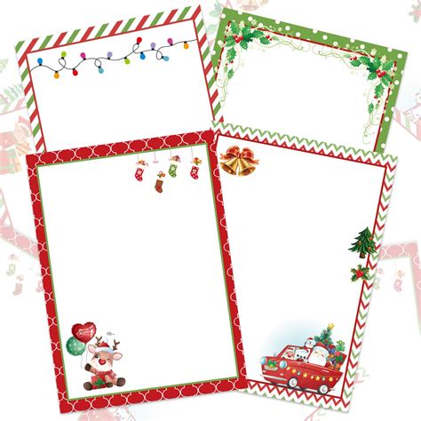 Holiday Letter Borders