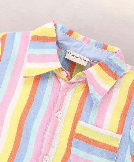 Striped Printed Shirt – CrayonFlakes