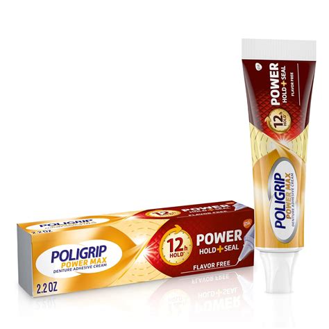 Poligrip Power Max Denture Adhesive Cream - Strong Nepal | Ubuy