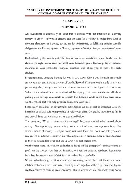 Calcu knmd-1 - CENTRAL CO-OPERATIVE BANK LTD., VIJAYAPUR” CHAPTER: 01 ...