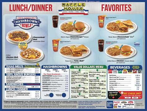 Breakfast waffle house menu - prodwest
