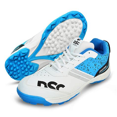 🔥 DSC Zooter Cricket Shoes - White/Blue (2023) | Next Day Delivery 🔥