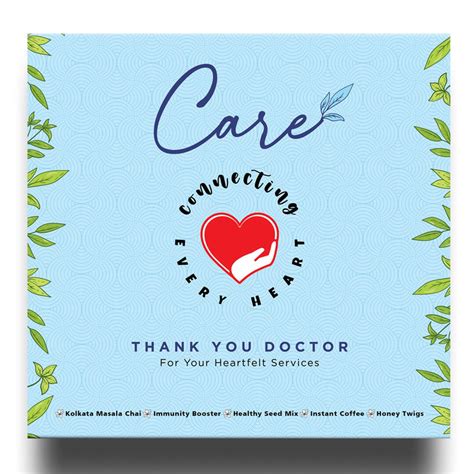 Care (Blue) Healthy Gift Box for Doctors