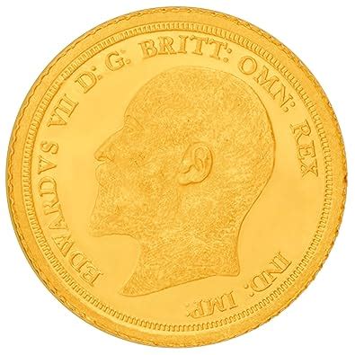 BHIMA Jewellery 1gram 22kt Georgivs Head Gold Coin : Amazon.in: Jewellery