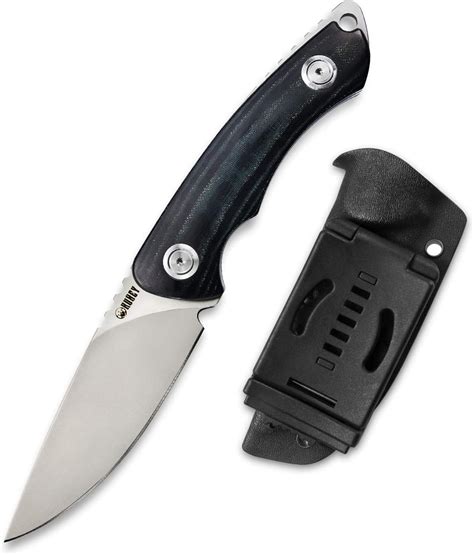 Buy KUBEY Mark KU249 Fixed Blade Knife 3.9” Drop Point Blade and ...