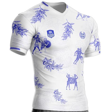 Greece football jersey "Land of the Gods" GR-734
