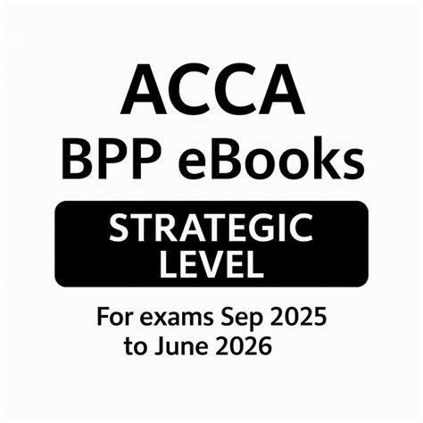 BPP ACCA Books. Latest edition 2025-2026 – Eduyush
