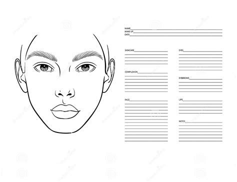 Image result for Face Vector Guide Layout