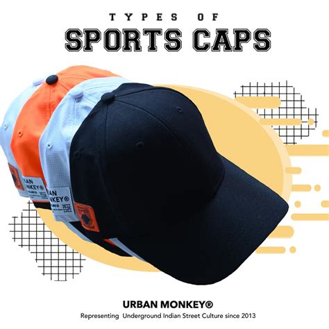 Types of Sports Cap - Urban Monkey – Urban Monkey®
