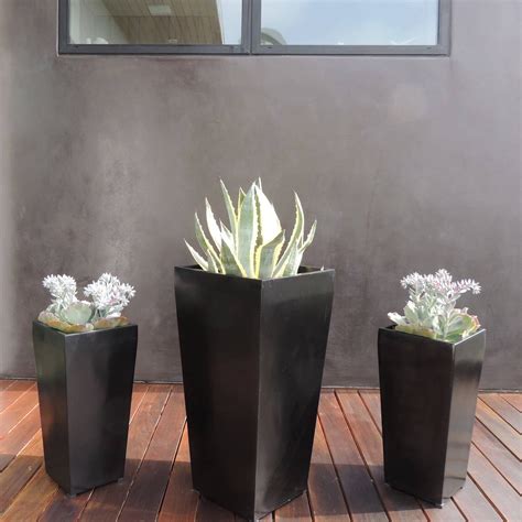 Buy Root and Stock Windsor Tall Square Fiberglass Planter Online at ...