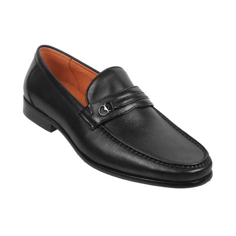 Buy J.Fontini Men Black Formal Moccasin Online | SKU: 14-691-11-41 ...