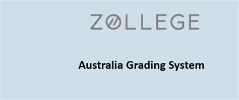 An Overview of Australia Grading System and Points Calculator