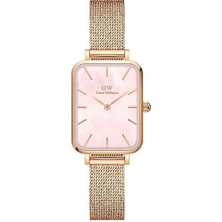 Buy Daniel Wellington Quadro Black Analog Watch for Women (Rose Gold ...