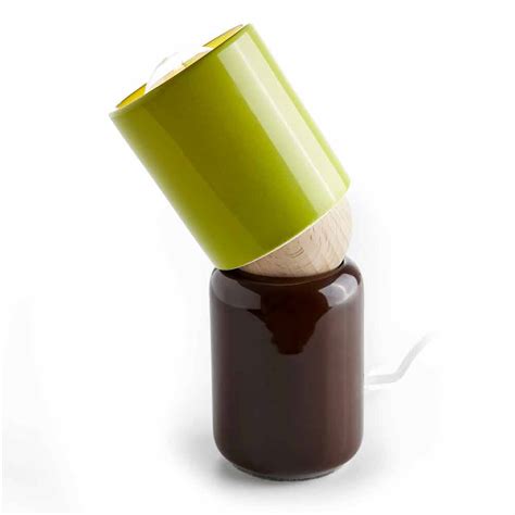 Modern design ceramic table lamp made in Italy Asia