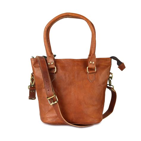 Buy pranjals house Genuine Leather Full-Grain Top-Handle Tote Handbags ...