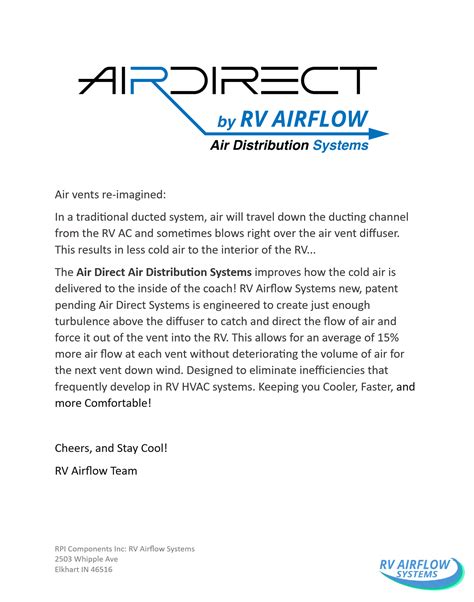 RV Airflow Systems