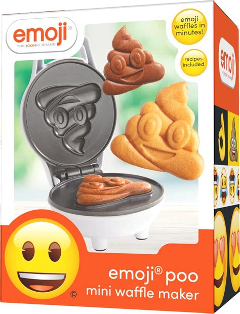Waffle Wow! Emoji Poop Mini Waffle Maker - Make Breakfast Fun India | Ubuy