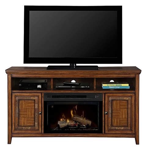 Dimplex Lynbrook Electric Fireplace Media Console | Fireplace tv stand ...