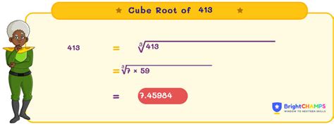 Cube Root of 413 | How to Find the Value of ∛413 🧮