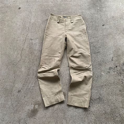 UNDER COVER / motocross leather pants / 90's | ROOM