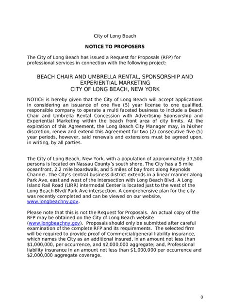 Request for Proposals - City of Long Beach - Bid Solicitation Doc ...