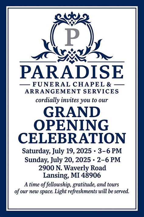 Paradise Funeral Chapel | Saginaw MI